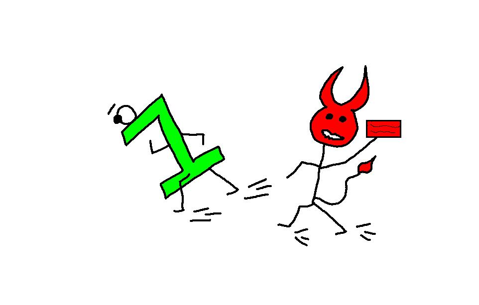 123 Devils After Me Clipart